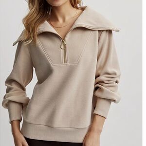 Varley Vine half zip sweatshirt